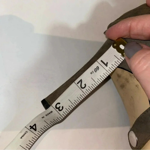 Calvin Klein Bethany 9M taupe brown suede 3” heel ankle boots - Picture 9 of 9